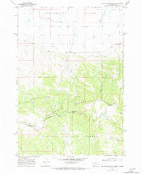 Big Table Mountain Idaho Historical topographic map, 1:24000 scale, 7.5 X 7.5 Minute, Year 1968