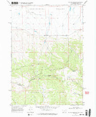 Big Table Mountain Idaho Historical topographic map, 1:24000 scale, 7.5 X 7.5 Minute, Year 1968