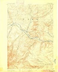 Big Timber Montana Historical topographic map, 1:125000 scale, 30 X 30 Minute, Year 1893