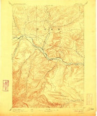 Big Timber Montana Historical topographic map, 1:125000 scale, 30 X 30 Minute, Year 1893
