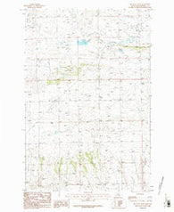 Big Wall West Montana Historical topographic map, 1:24000 scale, 7.5 X 7.5 Minute, Year 1986
