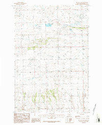 Big Wall West Montana Historical topographic map, 1:24000 scale, 7.5 X 7.5 Minute, Year 1986