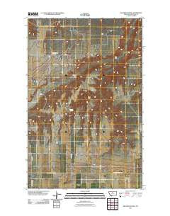 Big Bend School Montana Historical topographic map, 1:24000 scale, 7.5 X 7.5 Minute, Year 2011