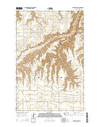 Big Bend School Montana Current topographic map, 1:24000 scale, 7.5 X 7.5 Minute, Year 2014