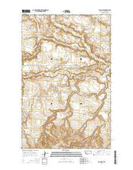 Big Coulee Montana Current topographic map, 1:24000 scale, 7.5 X 7.5 Minute, Year 2014