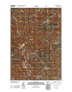 Big Draw Montana Historical topographic map, 1:24000 scale, 7.5 X 7.5 Minute, Year 2011
