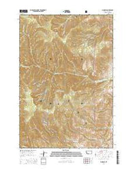 Big Draw Montana Current topographic map, 1:24000 scale, 7.5 X 7.5 Minute, Year 2014
