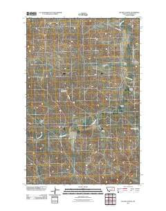 Big Dry School Montana Historical topographic map, 1:24000 scale, 7.5 X 7.5 Minute, Year 2011