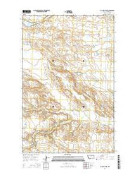 Big Flat East Montana Current topographic map, 1:24000 scale, 7.5 X 7.5 Minute, Year 2014