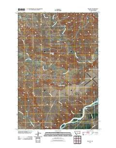 Big Hill Montana Historical topographic map, 1:24000 scale, 7.5 X 7.5 Minute, Year 2011