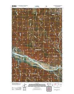 Big Hole Peak Montana Historical topographic map, 1:24000 scale, 7.5 X 7.5 Minute, Year 2011