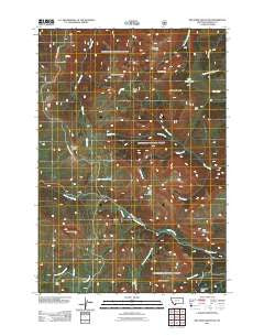 Big Horn Mountain Montana Historical topographic map, 1:24000 scale, 7.5 X 7.5 Minute, Year 2011