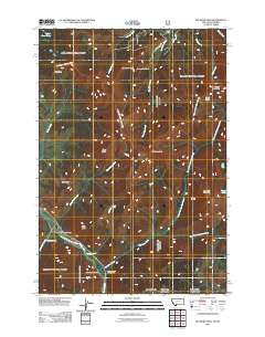 Big Horn Peak Montana Historical topographic map, 1:24000 scale, 7.5 X 7.5 Minute, Year 2011