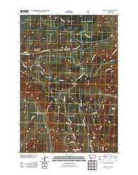 Big Ice Cave Montana Historical topographic map, 1:24000 scale, 7.5 X 7.5 Minute, Year 2011