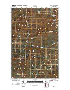 Big John Butte Montana Historical topographic map, 1:24000 scale, 7.5 X 7.5 Minute, Year 2011