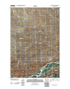 Big Marys Island Montana Historical topographic map, 1:24000 scale, 7.5 X 7.5 Minute, Year 2011
