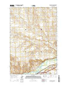 Big Marys Island Montana Current topographic map, 1:24000 scale, 7.5 X 7.5 Minute, Year 2014