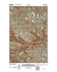 Big Rock Montana Historical topographic map, 1:24000 scale, 7.5 X 7.5 Minute, Year 2011