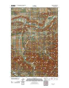 Big Sag Montana Historical topographic map, 1:24000 scale, 7.5 X 7.5 Minute, Year 2011