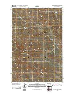 Big Sheep Mountain Montana Historical topographic map, 1:24000 scale, 7.5 X 7.5 Minute, Year 2011