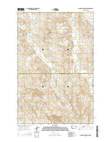 Big Sheep Mountain NW Montana Current topographic map, 1:24000 scale, 7.5 X 7.5 Minute, Year 2014