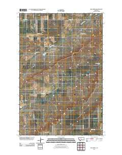 Big Spring Montana Historical topographic map, 1:24000 scale, 7.5 X 7.5 Minute, Year 2011