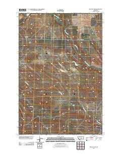 Big Wall NW Montana Historical topographic map, 1:24000 scale, 7.5 X 7.5 Minute, Year 2011