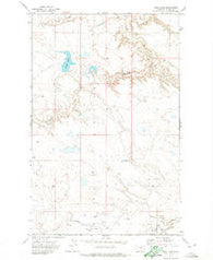 Bigby Lake Montana Historical topographic map, 1:24000 scale, 7.5 X 7.5 Minute, Year 1971