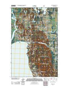 Bigfork Montana Historical topographic map, 1:24000 scale, 7.5 X 7.5 Minute, Year 2011
