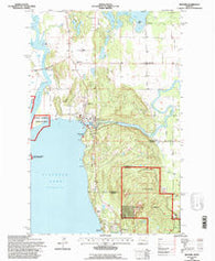 Bigfork Montana Historical topographic map, 1:24000 scale, 7.5 X 7.5 Minute, Year 1994