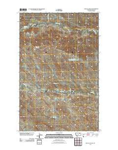 Billick Coulee Montana Historical topographic map, 1:24000 scale, 7.5 X 7.5 Minute, Year 2011