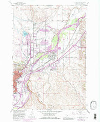 Billings East Montana Historical topographic map, 1:24000 scale, 7.5 X 7.5 Minute, Year 1956