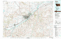 Billings Montana Historical topographic map, 1:100000 scale, 30 X 60 Minute, Year 1989