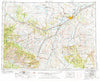 Billings Montana Historical topographic map, 1:250000 scale, 1 X 2 Degree, Year 1954