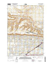 Billings West Montana Current topographic map, 1:24000 scale, 7.5 X 7.5 Minute, Year 2014