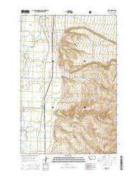 Bing Montana Current topographic map, 1:24000 scale, 7.5 X 7.5 Minute, Year 2014