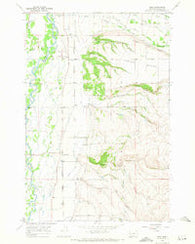 Bing Montana Historical topographic map, 1:24000 scale, 7.5 X 7.5 Minute, Year 1967