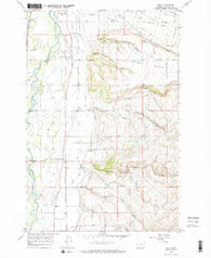 Bing Montana Historical topographic map, 1:24000 scale, 7.5 X 7.5 Minute, Year 1967