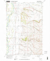 Bing Montana Historical topographic map, 1:24000 scale, 7.5 X 7.5 Minute, Year 1967