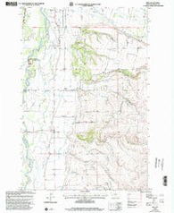Bing Montana Historical topographic map, 1:24000 scale, 7.5 X 7.5 Minute, Year 1998