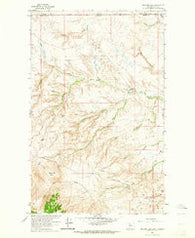 Bingham Lake Montana Historical topographic map, 1:24000 scale, 7.5 X 7.5 Minute, Year 1962