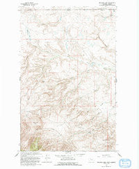 Bingham Lake Montana Historical topographic map, 1:24000 scale, 7.5 X 7.5 Minute, Year 1962