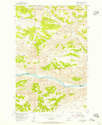 Bird Rapids Montana Historical topographic map, 1:24000 scale, 7.5 X 7.5 Minute, Year 1954