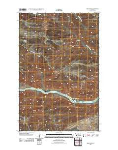 Bird Rapids Montana Historical topographic map, 1:24000 scale, 7.5 X 7.5 Minute, Year 2011