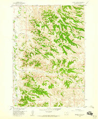 Birdseye Spring Montana Historical topographic map, 1:24000 scale, 7.5 X 7.5 Minute, Year 1958