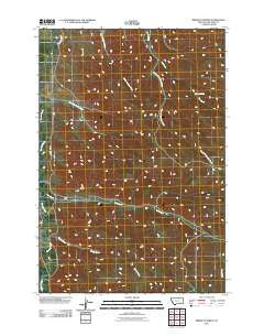 Birdseye Spring Montana Historical topographic map, 1:24000 scale, 7.5 X 7.5 Minute, Year 2011