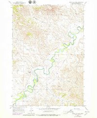 Birney Day School Montana Historical topographic map, 1:24000 scale, 7.5 X 7.5 Minute, Year 1966