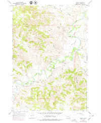 Birney Montana Historical topographic map, 1:24000 scale, 7.5 X 7.5 Minute, Year 1967