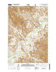 Birney Day School Montana Current topographic map, 1:24000 scale, 7.5 X 7.5 Minute, Year 2014