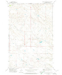 Bison Bone Reservoir Montana Historical topographic map, 1:24000 scale, 7.5 X 7.5 Minute, Year 1971